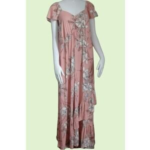 ISABEL MATERNITY MAXI LENGTH DRESS SIZE LARGE NWOT